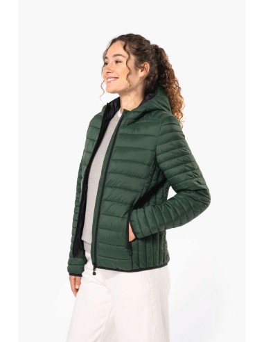 KAR-K6111-LADIES' LIGHTWEIGHT HOODED PADDED JACKET